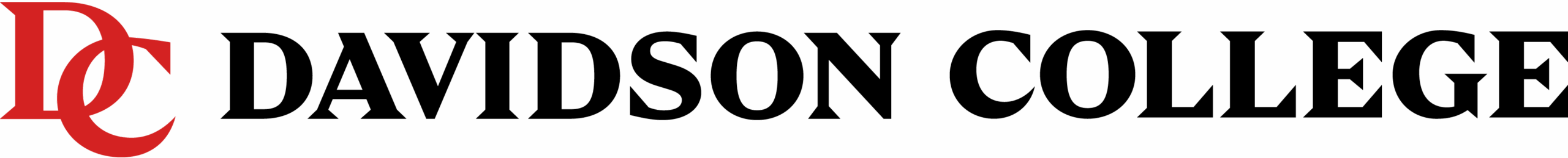 Horizontal Davidson College logo